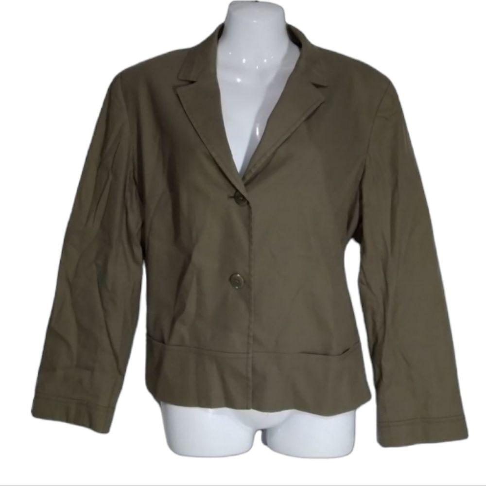 Nieman Marcus army green jacket 12